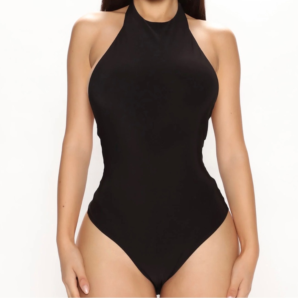 Halter Backless Bodysuit